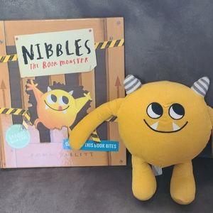 Nibbles The Book Monster Hardback Book & Plush